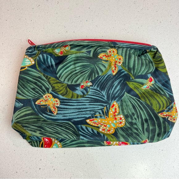 Bottega Veneta Rare Butterfly Rainforest Cosmetic Pouch - Picture 3 of 16